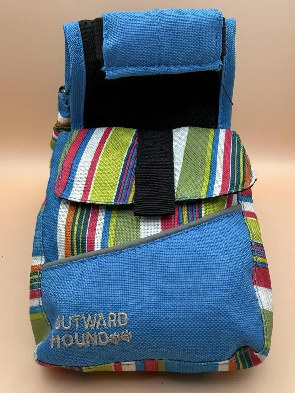 Outward Hound Saddlebag With Water Bowl 15.5 X 5 For Small Dog Multicolor‎